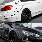 Автомобильные 3D наклейки с отверстием для пули для Mitsubishi ASX Lancer EVO X Outlander Pajero Sport