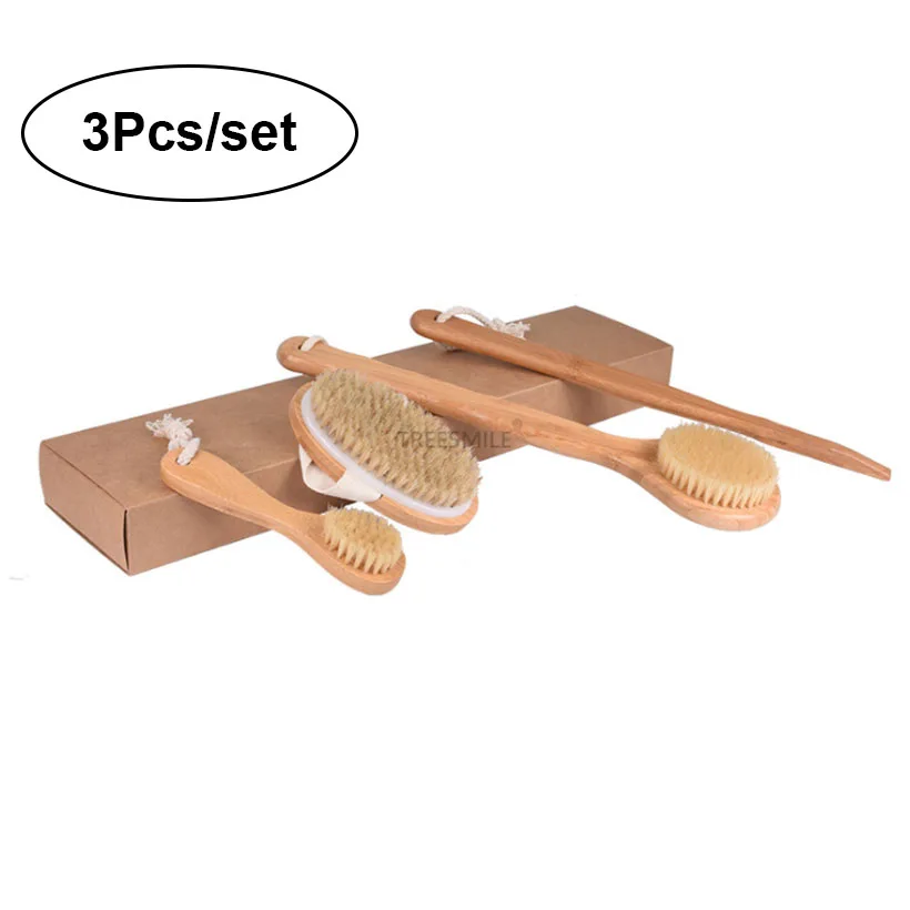 

Массажный скраб для тела, из бамбука, 3 шт., с выгравированным логотипом