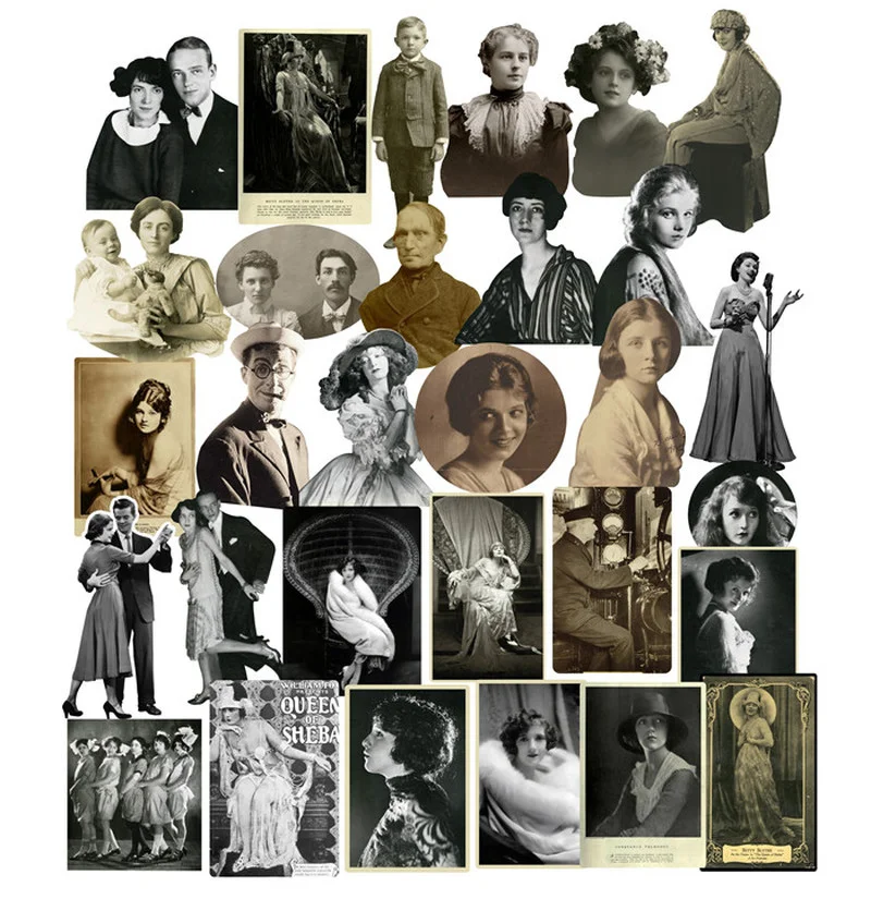 30 шт. винтажные Стикеры для фотосъемки в голливудском стиле | Дом и сад