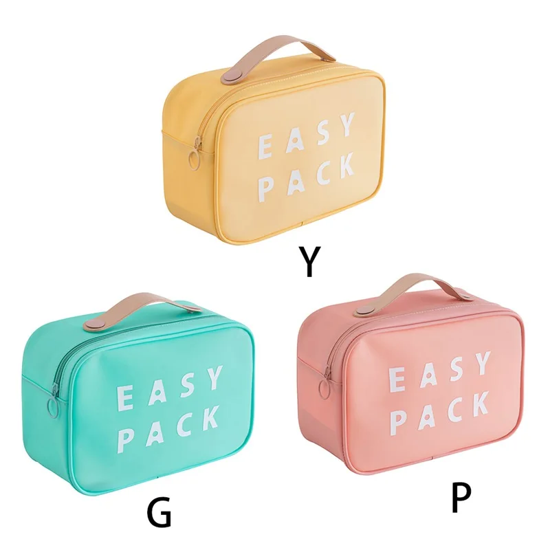 

TPU Waterproof Translucent Portable Cosmetic Bag Large Capacity Travel Storage Bag New