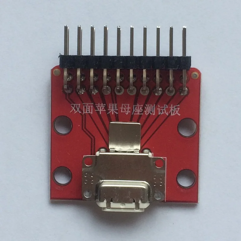 

2x8pin двухсторонний полноконтактный разъем для зарядки данных линия тестовая головка приспособление с платой женский