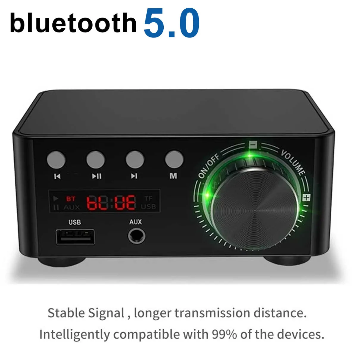 Мини-аудио HiFi Bluetooth 5 0 усилитель мощности класса D Tpa3116 цифровой 100 Вт домашняя