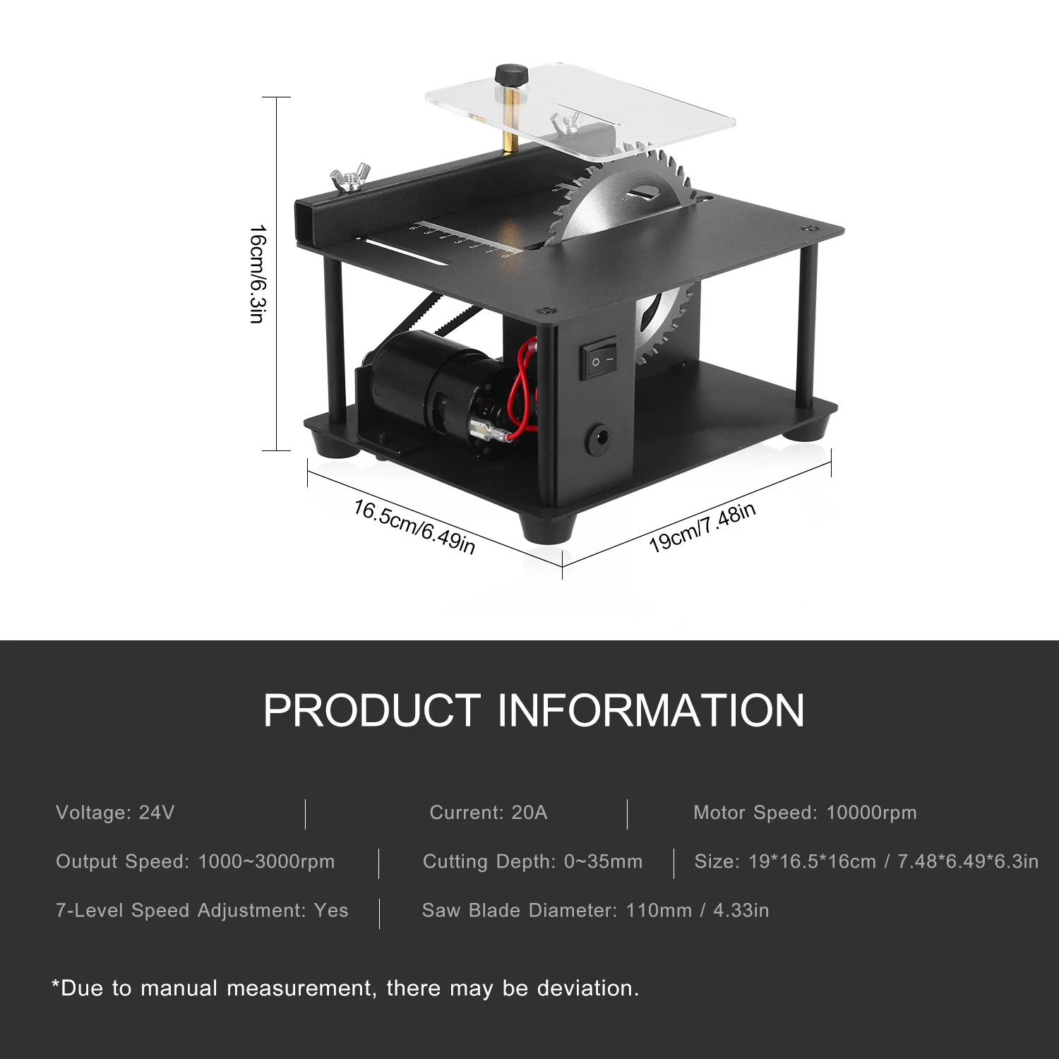 Настольная пила многофункциональная с регулируемой скоростью | Инструменты
