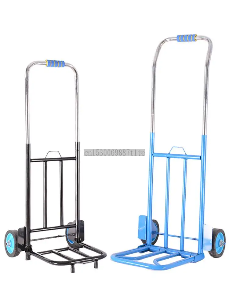 Складная тележка портативная багажная для покупок дома продуктовые магазины