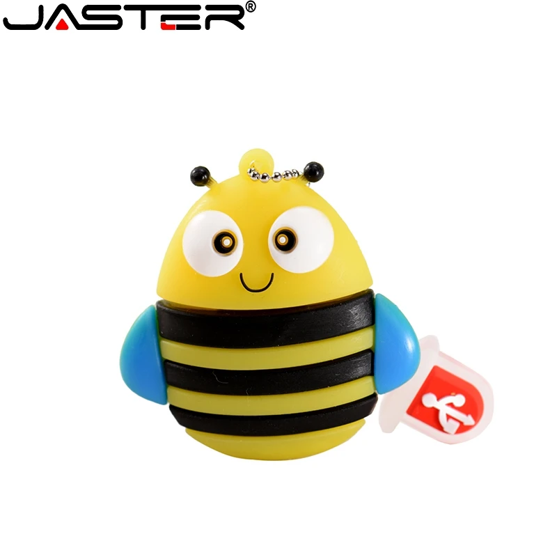 Usb-флеш-накопитель JASTER 64 Гб в виде милых мультяшных пингвинов Совы лисы пчелы usb 2 0