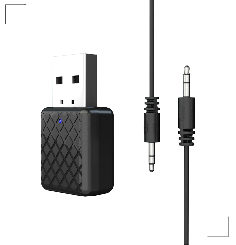 Беспроводной Bluetooth-совместимый 5 0 передатчик приемник Мини 3 мм AUX Стерео адаптер