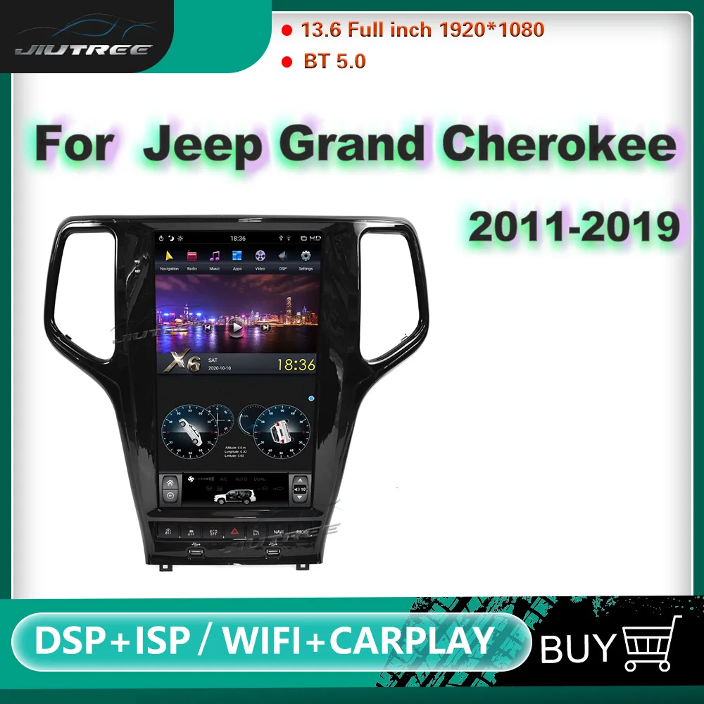 

PX6 Android Car Radio For Jeep Grand Cherokee 2011-2019 Car GPS Navigation Head Unit Multimedia DVD Player Auto Radio