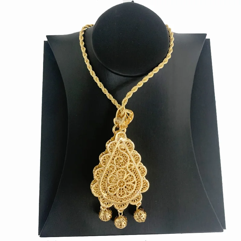 Подвеска из Алжира свадебное ожерелье под золото в этническом стиле