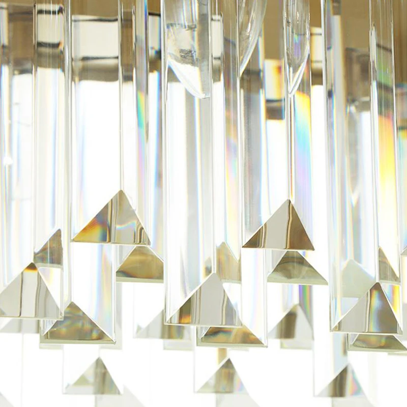 

New New luxury crysta chandelier crystal modern LED chandelier AC110V 220V gold dining room living room light fixtures