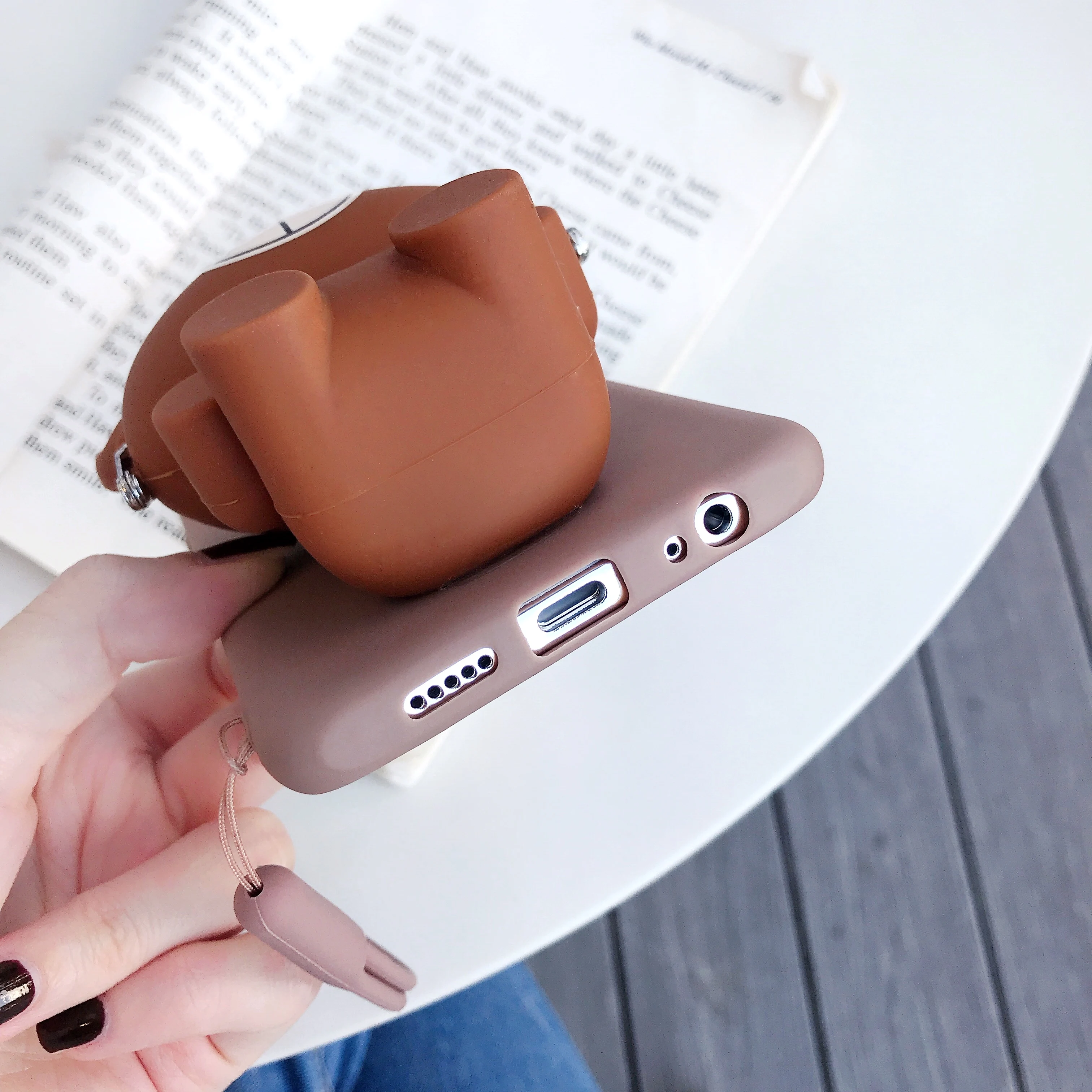 Силиконовый чехол для Xiaomi Redmi Note 7 с мультяшным рисунком отделением монет 3 Pro