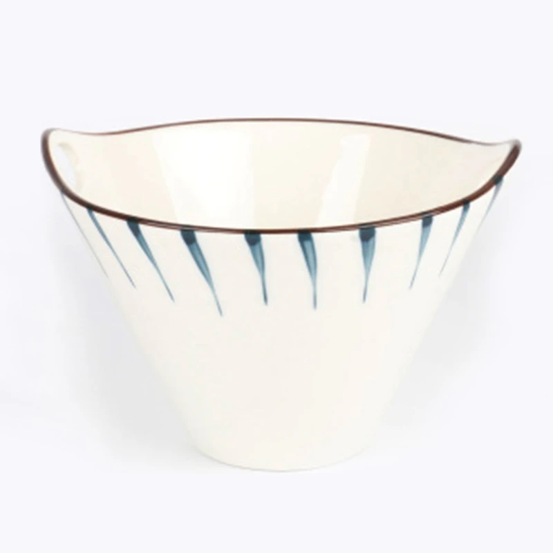 Японский стиль ручная роспись керамическая чаша миска для риса супа бытовая