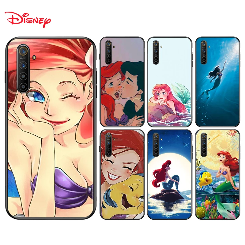 

Silicone Cover Princess Ariel Disney For Realme 7i Global C2 C3 C11 C12 C15 C17 X2 X3 Superzoom X50 XT Q2 Q2i Pro Phone Case