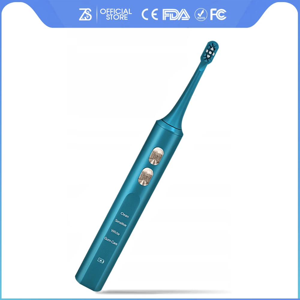 

4 режима, мягкие сменные насадки для электрической зубной щетки