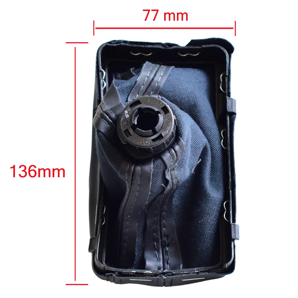 

Gear Shift Knob Gaitor Boot Cover ABS Leather Fit For Audi A6 C6 2006-2011 AT Car Accessories Black/Gray/Carbon fiber