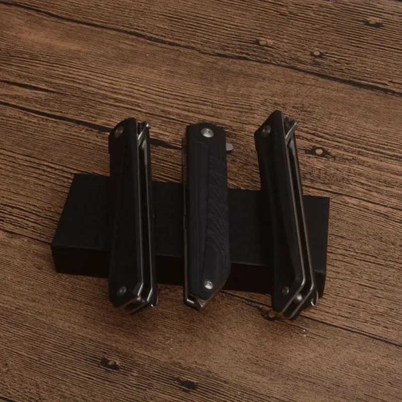 

New Arrival A12345 portable G10 handle camping survival folding pocket knife outdoor tools tactical hunting knives EDC tools