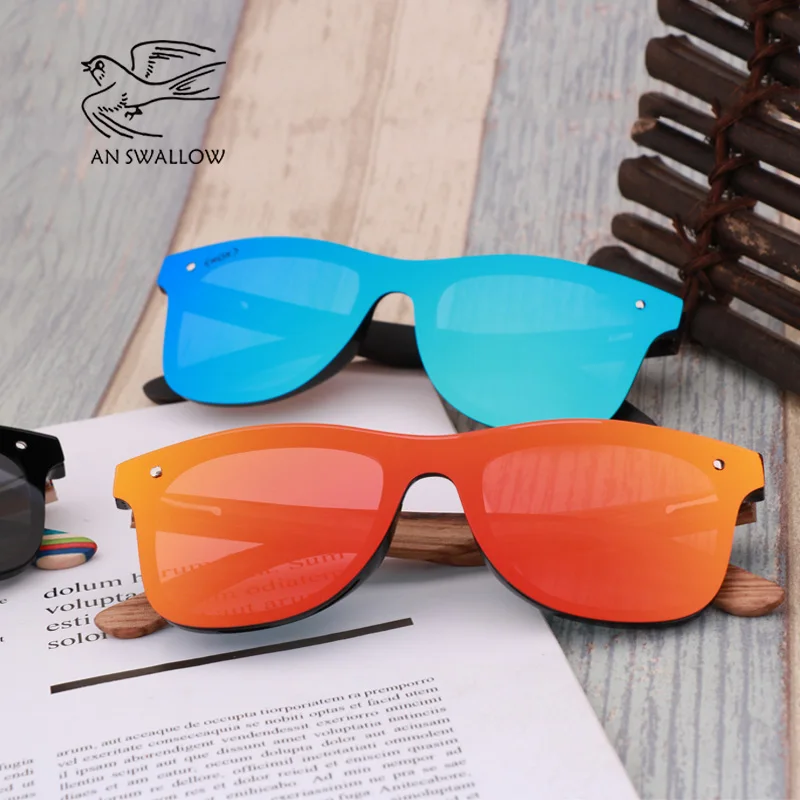 Роскошные Деревянные солнцезащитные очки в стиле ретро поляризационные модные