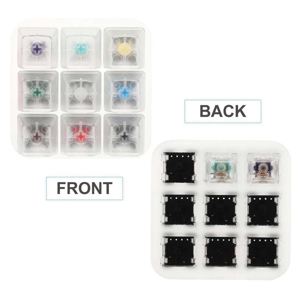 

Mechanical Keyboards Switch Tester Acrylic 9-key Switch Sampler Testing Tool
