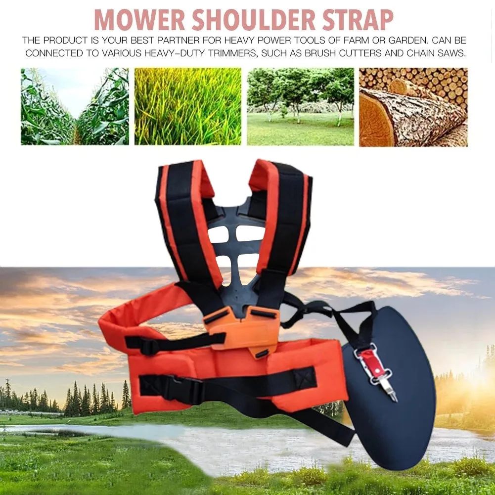 

Universal Adjustable Double Shoulder Strap Strimmer Harness Strap For Trimmer Lawn Mower Garden Tool Accessories