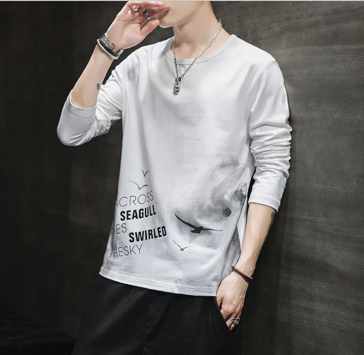 2019 осень и зима Новая мужская мода простой сострадающий G507| |