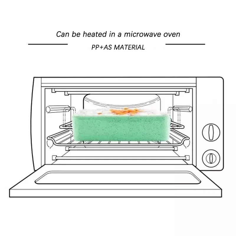 3 Слои Пшеничная солома бенто ланч бокс Портативный здоровый Материал Коробки