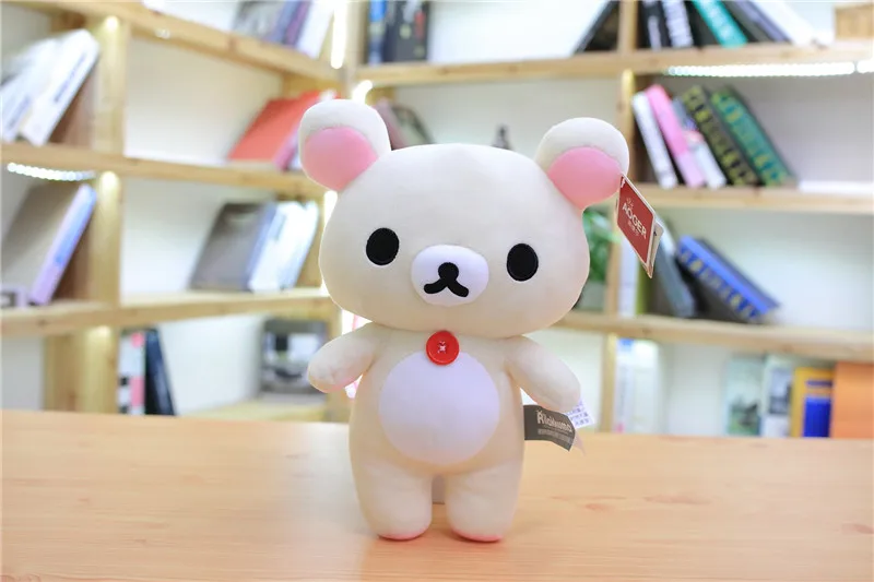 1 шт. 10/28 см Высокое качество rilakkuma плюшевый медведь японский ТВ персонажами мягкая игрушка; медведь супер мягкие игрушки для детей, подарок девочке подарок на год