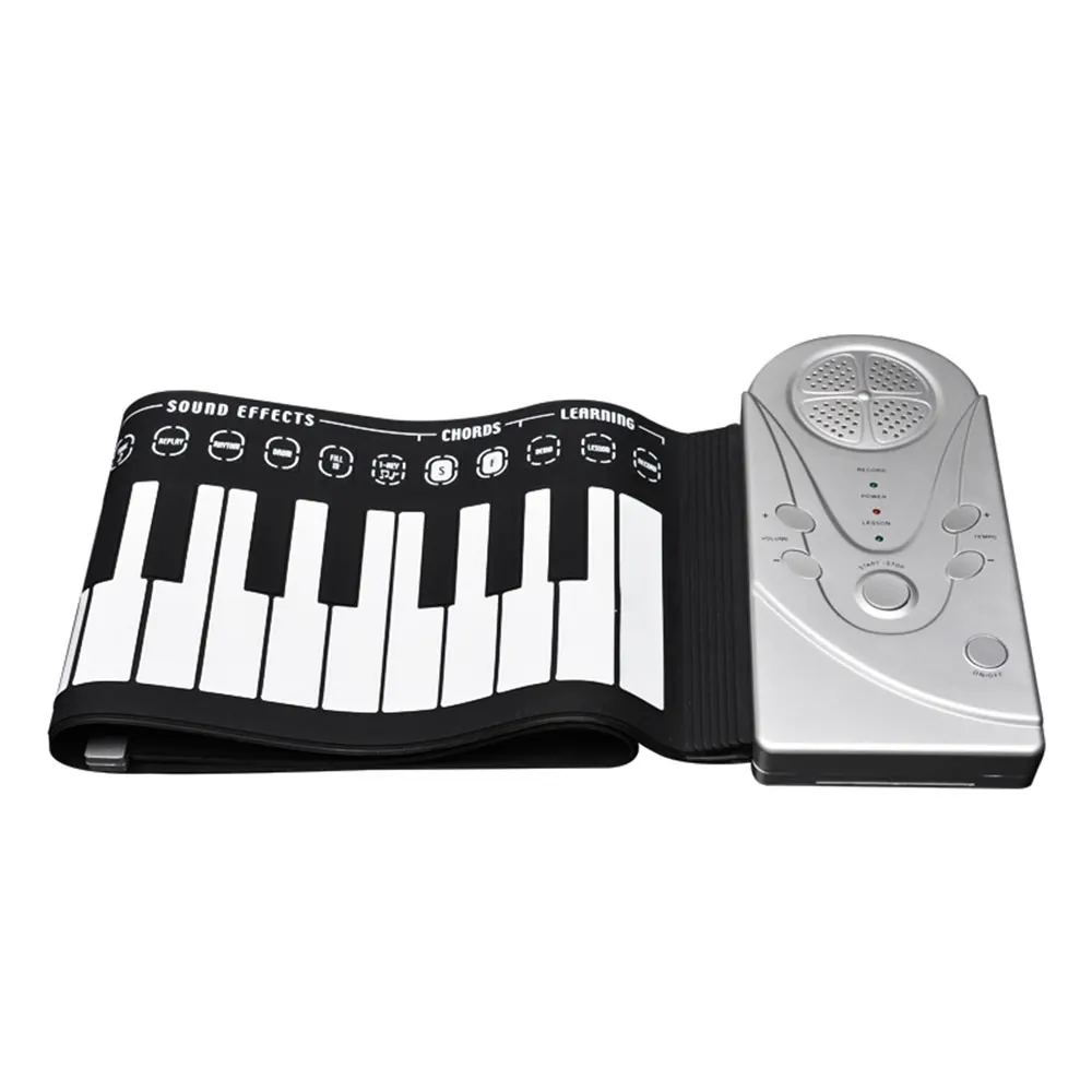 Гибкая 49 клавишная детская электронная клавиатура пианино электронный орган usb