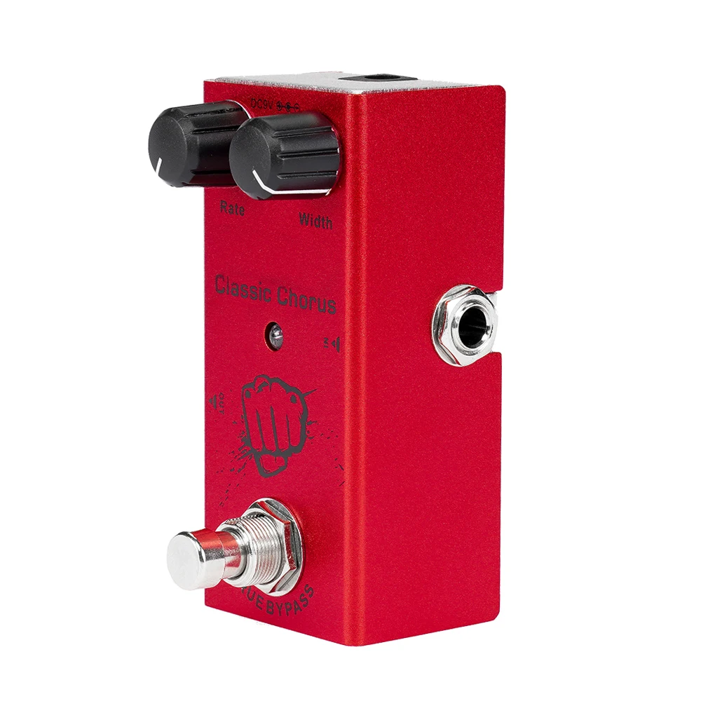 

Guitar Effect Pedal Classic Chorus Guitar Pedal with True Bypass effect Guitar accessories & parts Red