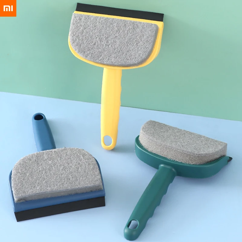 

xiaomi dual purpose wiper scraping glass artifact window wiper household window cleaning brush car table glass cleaning tool