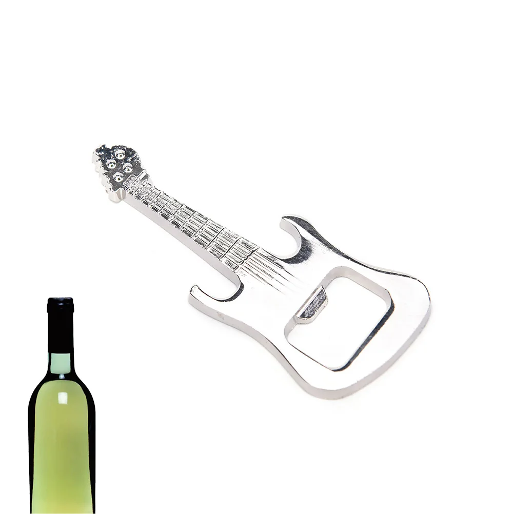 Подарочная пивная открывашка для бутылок в виде гитары из цинкового сплава
