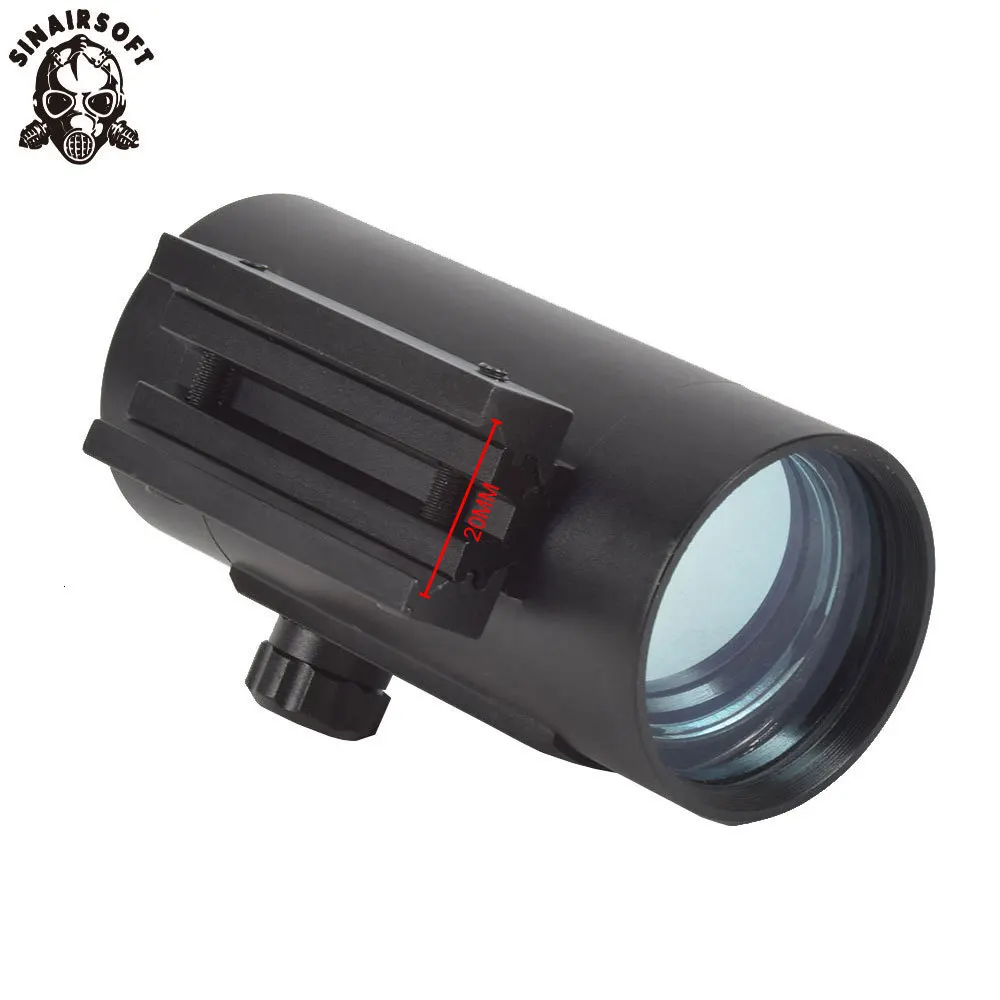 SINAIRSOFT 1x40 красный точечный прицел страйкбол красный зеленый точечный прицел охотничий прицел 11 мм 20 мм рельсовое крепление Коллиматорный прицел SA4392