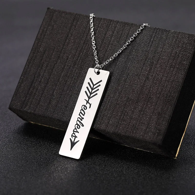 Myshape Mom and Dad Family Home Engraved Stainless Steel Tag Necklace for Women Men Chrismas Gift | Украшения и аксессуары