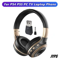 lcd display bluetooth wireless headphones with microphone hifi stereo helmet noise cancel for pc tv ps4 ps5 phone gamer headsets