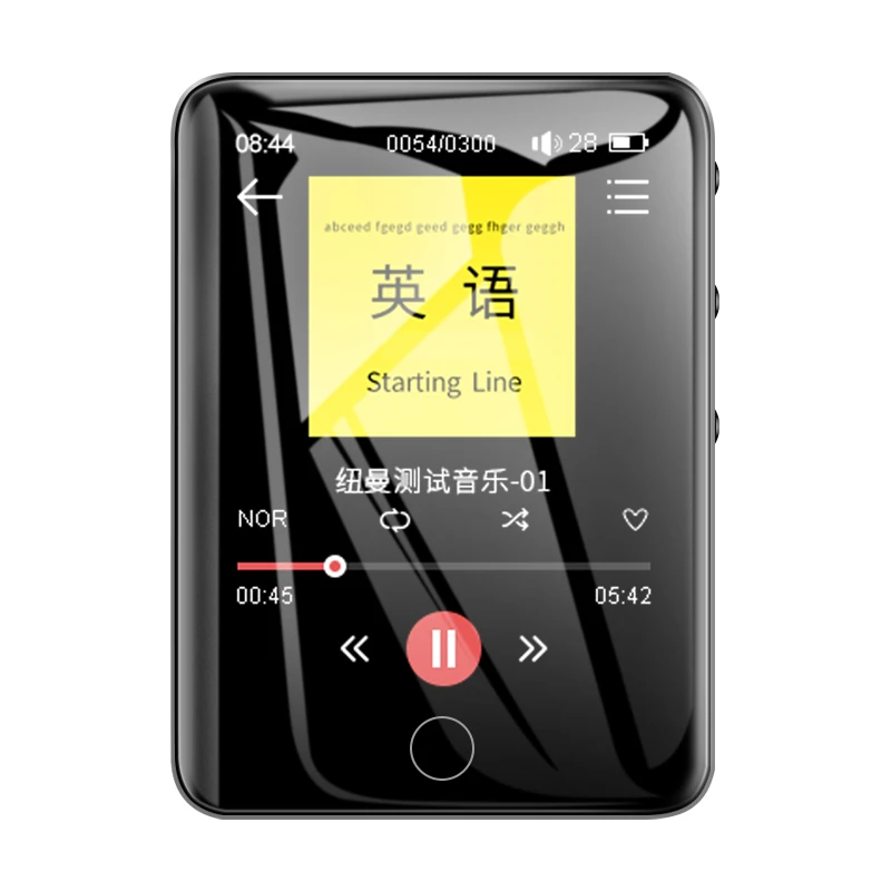 Bluetooth MP3 Full Touch экран 2 8 дюйма стерео MP4 HiFi Lossless APE WMA AAC WAV FLAC Гб OTG телефон