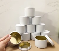 12pcs round metal pot cans creative candle jars aromatherapy tea boxes diy candle making kit coin large cosmetic storage case