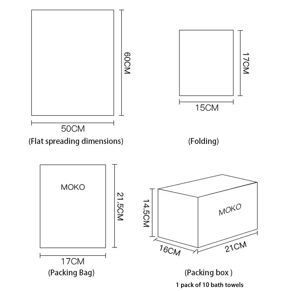 10 шт одноразовое полотенце для купания утолщенное нетканое из спанлейса