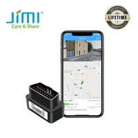 jimi car obd gps tracker ob22 free platform jimimax driver behavior analyze voice monitor realtime track with 2g sim card mini