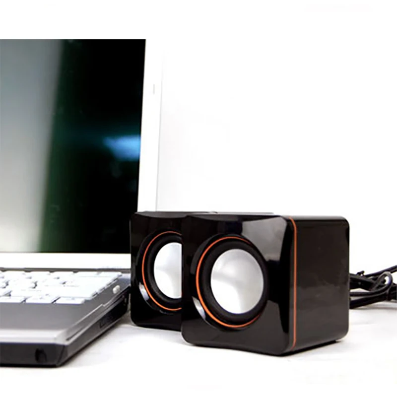 Универсальные мини-колонки для компьютера 2 шт. USB-Колонка стерео Колонка 3 5 мм