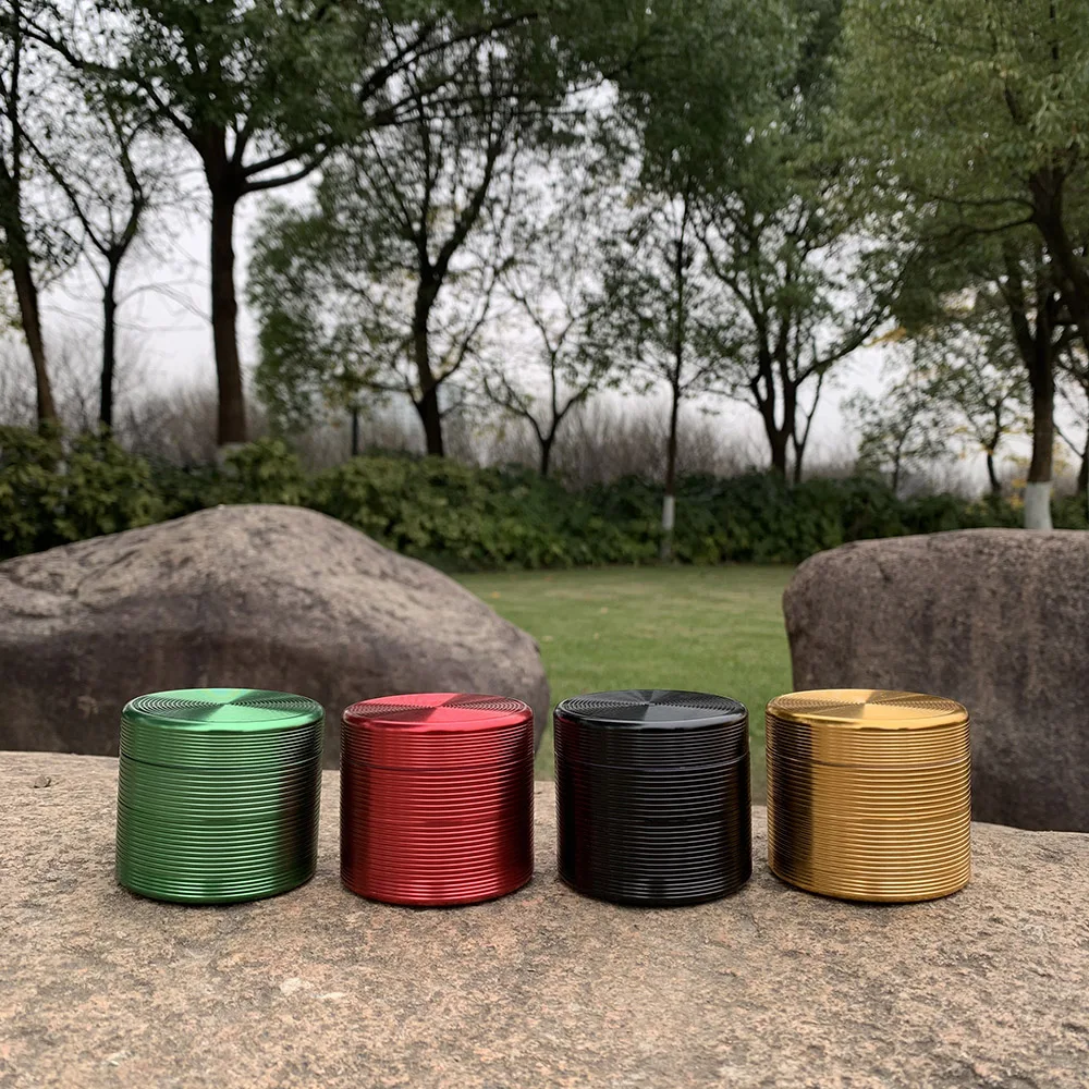 Конструкция винта Алюминий сплав Табак жернов для трав Dia.40/50/56/63 мм 4 слоя