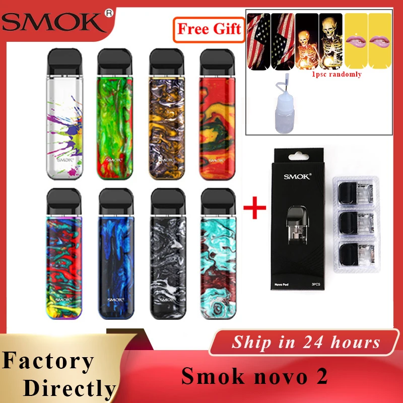 Оригинальный SMOK novo 2 комплект pod система мл и 800 мАч батарея электронная сигарета