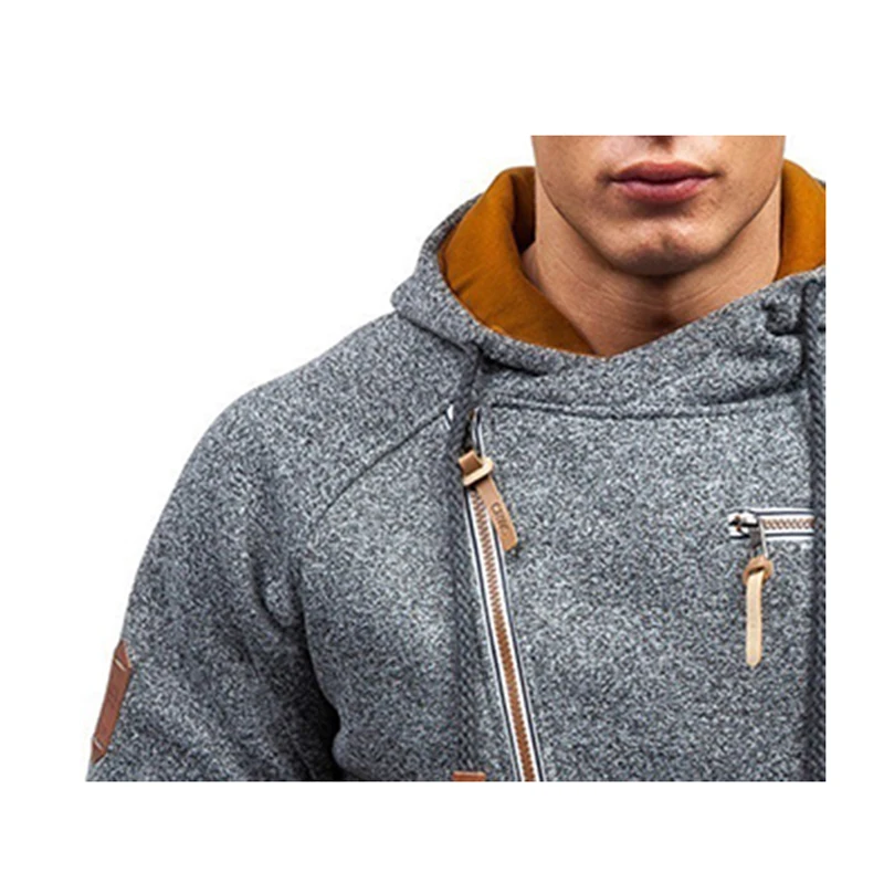 

2021 cross border hot selling Hoodie men's sportswear Hoodie warm zipper coat men's sportswear