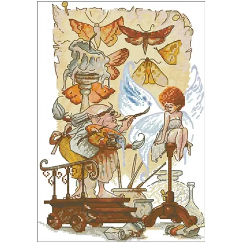 

artist patterns Counted Cross Stitch 11CT 14CT 18CT DIY Cross Stitch Kits Embroidery Needlework Sets home decor
