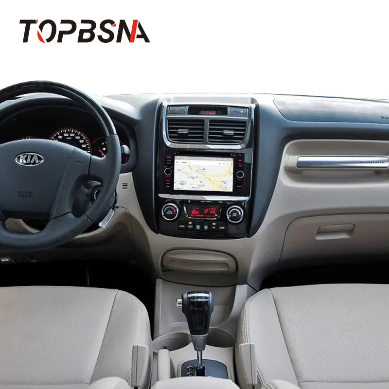TOPBSNA Android 10 2 din автомобильный DVD плеер для KIA SORENTO SPORTAGE SPECTRA Седона звезда карнавала