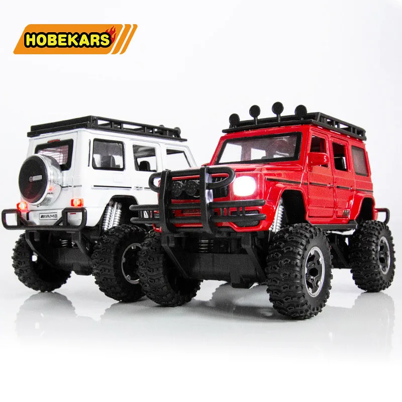 Diecasts 1/32 модель автомобиля большое колесо G63 симулятор Matel светильник звуковые транспортные средства игрушки для детей Подарки для детей мальчик Benz