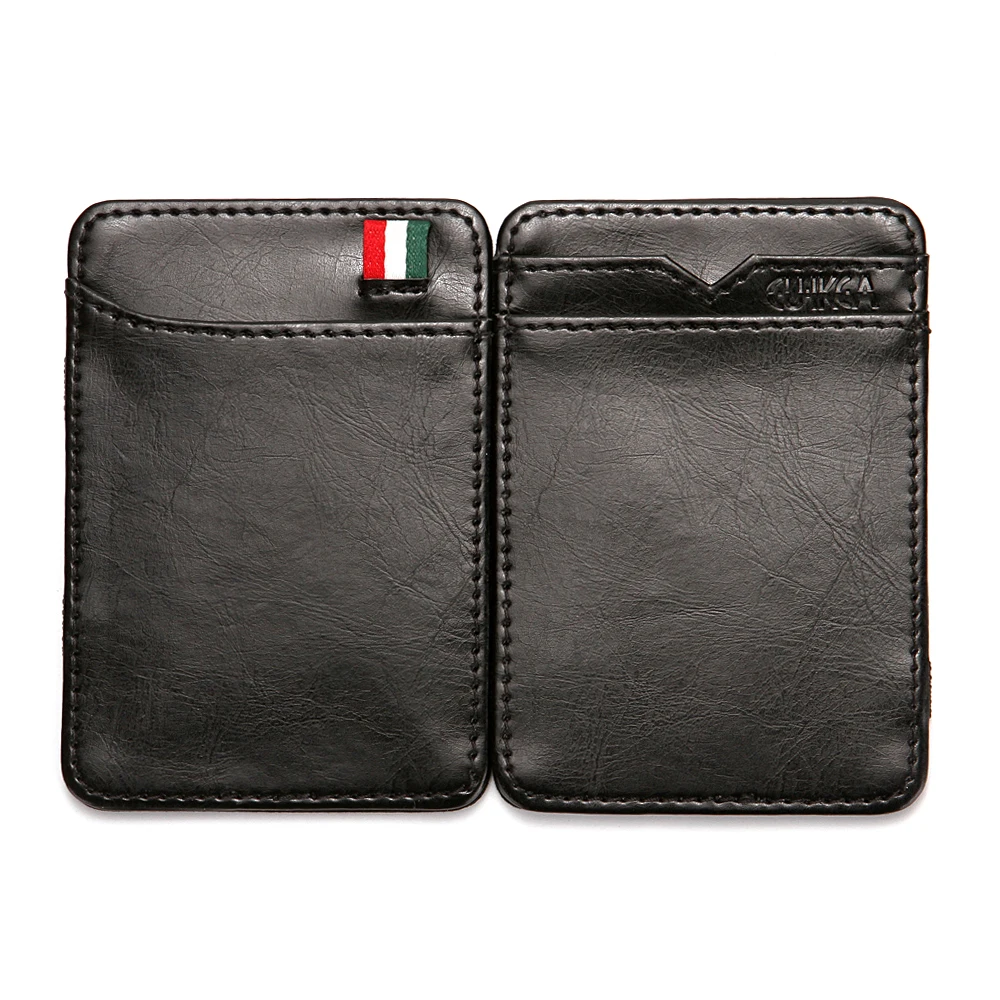 Волшебный кошелек CUIKCA с резьбой унисекс волшебный зажимом для денег тонкий