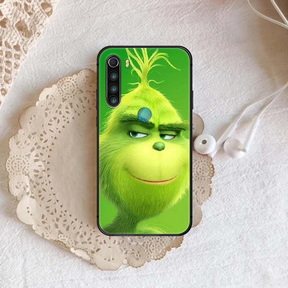 

Grinchs Christmas Phone Case For XIAOMI Redmi Note 5 7 8 T 9 6A 7A 8A 9S K 20 30 Pro black Waterproof 3D Back Luxury Prime