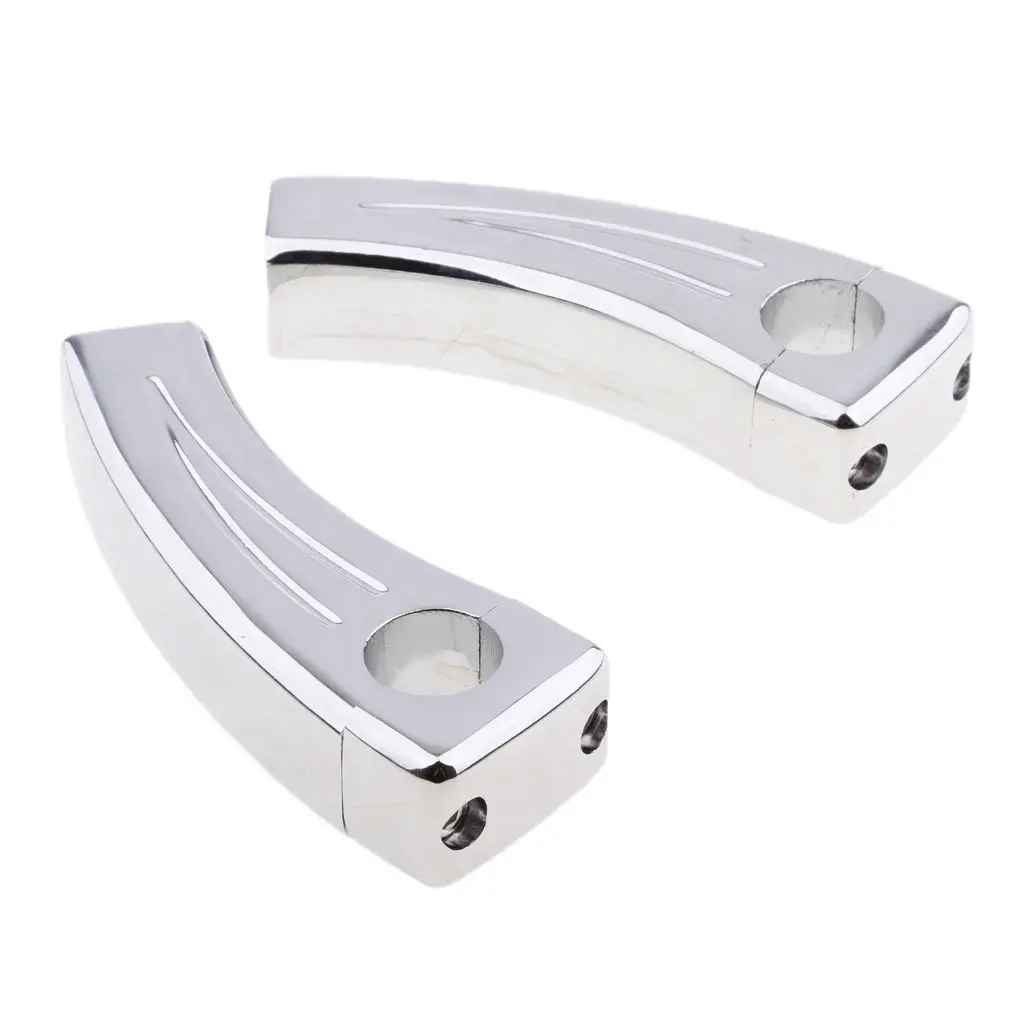 

15cm Chrome Motorcycle Handlebar Pullback Risers for 7/8" 22mm Bars
