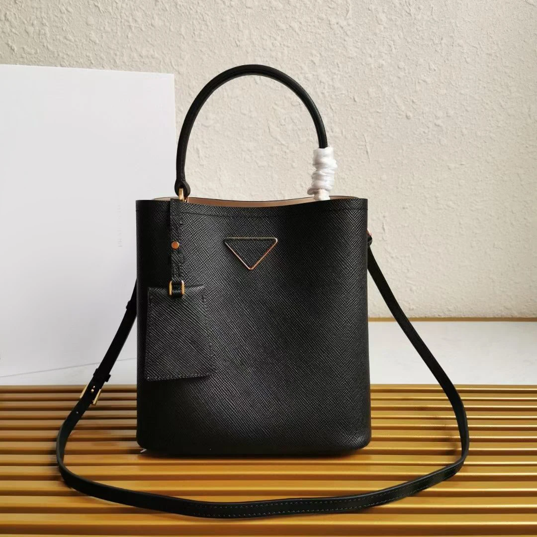 

Classic top quality custom designer luxury women's handbags casual fashion one-shoulder messenger leather bucket bag