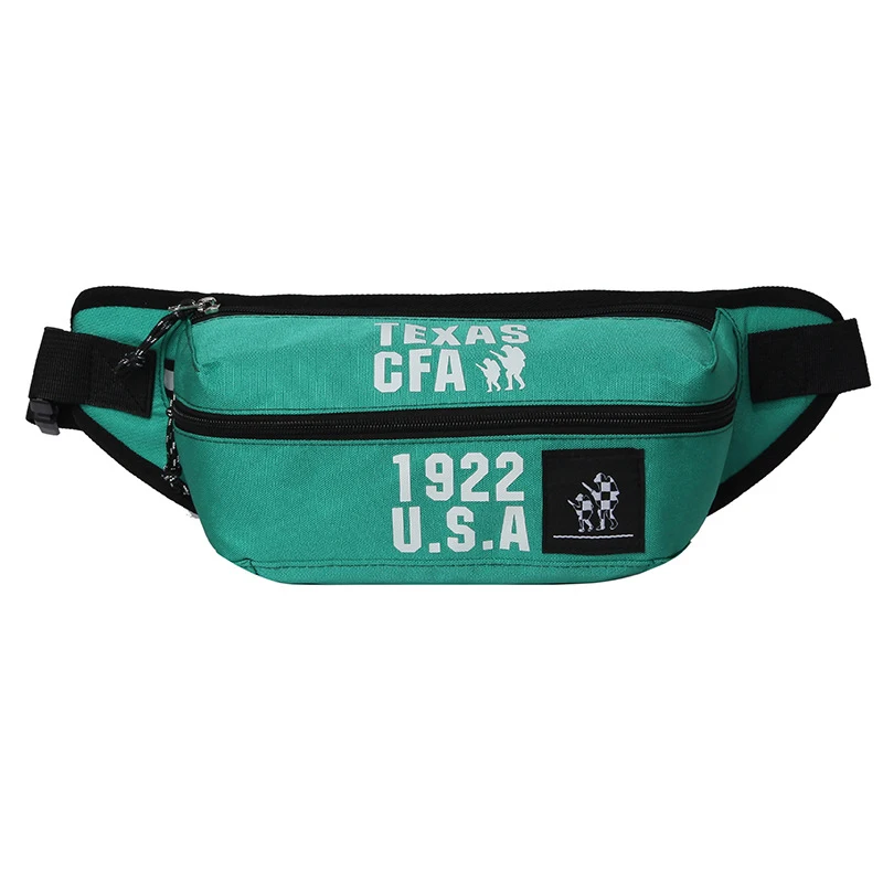 Green Waist bag Поясная сумка для мужчин и женщин, поясная сумка, нагрудные сумки, модная заколка, сумка на бедрах, женская сумка из ткани Оксфорд, сумка через плечо - Цвет: Green Waist bag