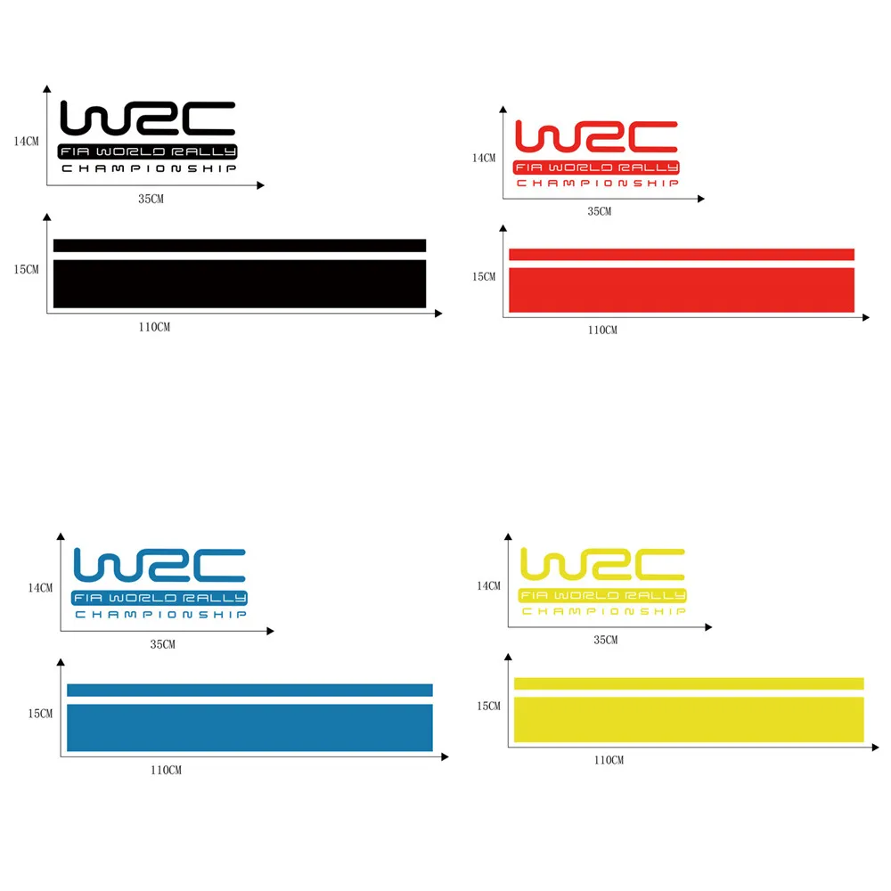 WRC капюшон Стикеры Детские футболки в полоску виниловые покрытия для автомобилей