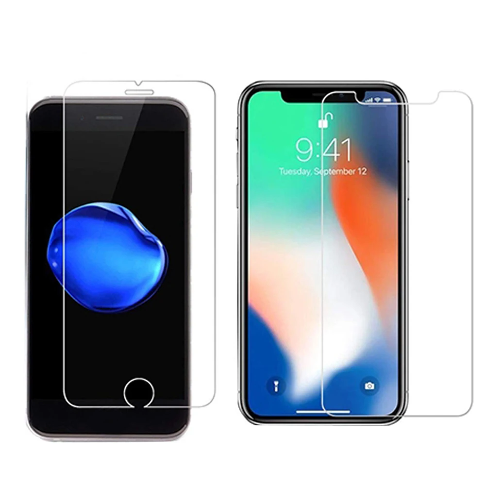2 шт. защитное закаленное стекло для iPhone 6 7 8 Plus XR XS Max | Мобильные телефоны и